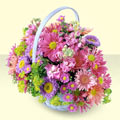 sepet i�erisinde g�rsel ve ilkbahar�n sonbahar�n k�� ve yaz �r�nlerinin her mevsimin g�zel �e�itli k�r �i�ekleri ile haz�rlanm�� tanzim